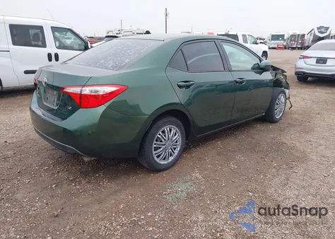2014 Toyota Corolla Le z USA, uszkodzony, nr VIN 2T1BURHEXEC181848